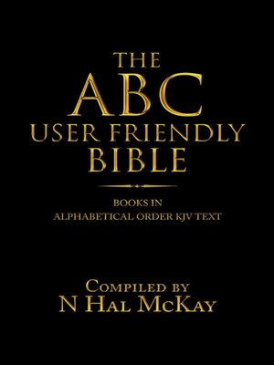 cover image of The Abc User Friendly Bible